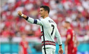 Kapten Portugal Cristiano Ronaldo Sah Cetak Rekor di Euro 2020