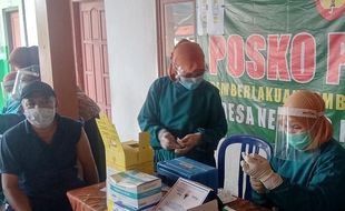 Jemput Bola Vaksinasi di Sukodono , Animo Warga Menggembirakan