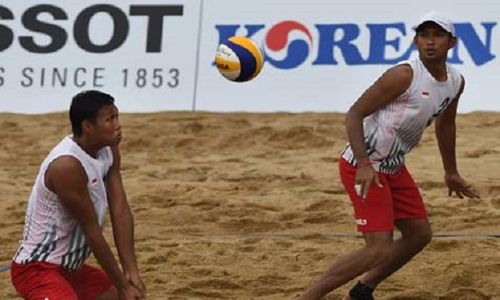 Tim Voli Pantai Indoneasia Berebut Tiket ke Olimpiade Tokyo