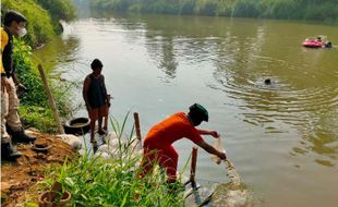 Komunitas di Sukoharjo Ini Tebar 15.000 Benih Ikan ke Sungai Bengawan Solo