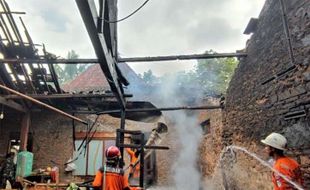 Rumah Warga Harjosari Karanganyar Ludes Terbakar, 5 Orang Mengungsi