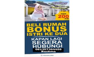 Promo Beli Rumah di Sukoharjo Bonus "Istri Kedua" Viral, Ini Maksudnya