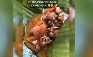 Nikmatnya Sate Kambing Plus Kuah Kaldu di Belakang Pasar Bekonang Sukoharjo