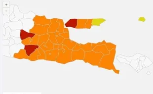 Kini Ada Tiga Zona Merah Covid-19 di Jatim, Salah Satunya Ngawi