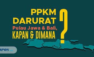 PPKM Darurat Pulau Jawa dan Bali, Kapan dan Dimana?