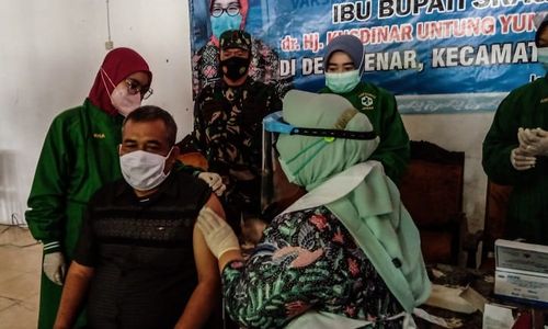 Belum Divaksin Covid-19, Penyaluran Bansos Untuk Warga Jenar Sragen Ditunda