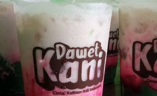 Dawet Kani Kudus Disajikan Ala Minuman Milenial di Sleman