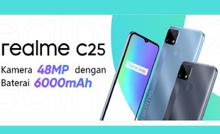 Ini Spesifikasi Realme C25, Ponsel Rp2 Jutaan Dengan Baterai Besar