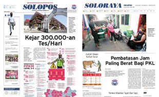 Solopos Hari Ini: Kejar 300.000-an Tes/Hari