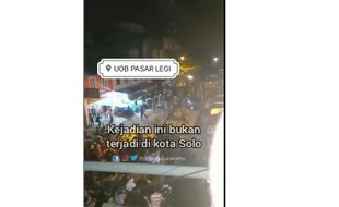 Beredar Video Tawuran di Pasar Legi Solo, Polisi: Hoaks!