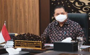 Menko Airlangga: 2022 Target Pertumbuhan Ekonomi 5,5 Persen, Serap 500.000 Naker