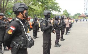 Jalan Dan Tempat Usaha Tutup Selama PPKM Darurat, Polres Sukoharjo Patroli 24 Jam