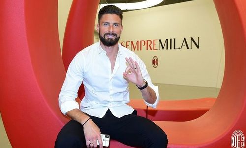 Terkenang Papin dan Van Basten, Olivier Giroud Senang Gabung AC Milan