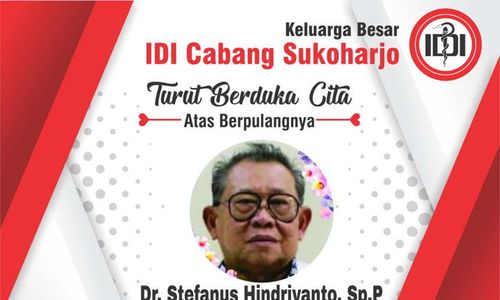 Dokter Senior Spesialis Paru Sukoharjo Meninggal Karena Covid-19