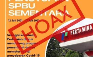 SPBU Tutup Sementara Selama Sepekan? Pertamina: Hoaks!