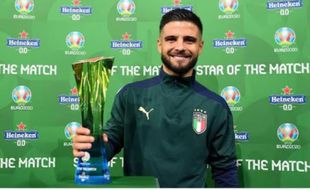 Kunci Kemenangan Italia, Lorenzo Insigne Star of The Match