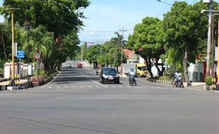 Sepi Banget, Arus Lalu Lintas Wonogiri Turun Puluhan Persen Saat PPKM Darurat