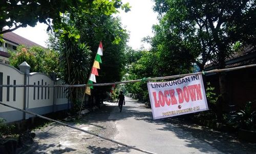 Puluhan Warga Terpapar Covid-19, Sejumlah Kampung Di Solo Terapkan Lockdown