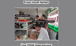 Komentar Lucu Netizen Hingga Chef Arnold Soal Aturan Makan di Tempat Maksimal 20 Menit