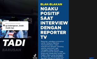 Haduh, Wanita Ini Mengaku Positif Covid-19 Saat Diwawancarai Presenter TV