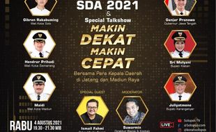 Siapa Kepala Daerah dengan Performa Digital Terbaik? Simak Malam Ini Pengumuman SDA 2021