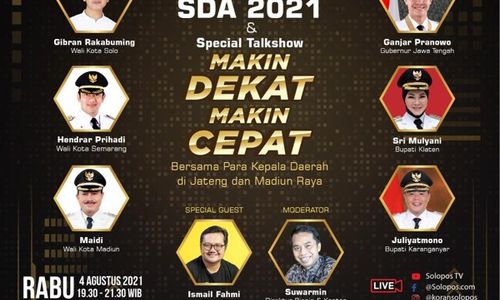 Siapa Kepala Daerah dengan Performa Digital Terbaik? Simak Malam Ini Pengumuman SDA 2021