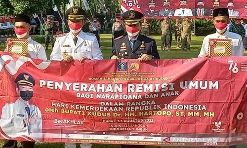 84 Narapidana Rutan Kelas II B Kudus Peroleh Remisi HUT RI