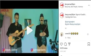 Ternyata Ada Lagu Ajakan Tetap di Rumah Berlirik Banyumasan