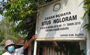 Situs Sejarah Ngloram Tidak Terawat, Kades Minta Perhatian Pemkab