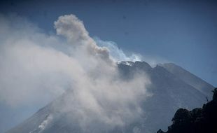 FOTO : Aktivitas Merapi, Wilayah Boyolali Masih Aman