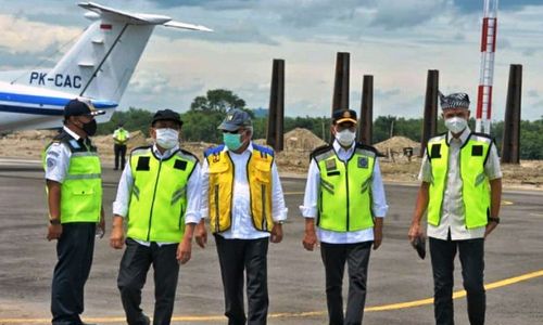 Pembangunan Terminal Bandara Ngloram Sudah 90%