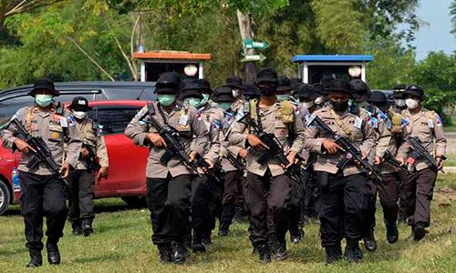 Satgas FPU 3 Minusca Latihan di Lampung Persiapan Misi Perdamaian PBB