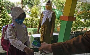 Siswa Copot Masker, Sekolah di Gunungkidul Kena Tegur