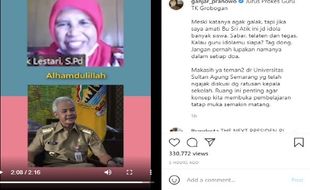 Terapkan Prokes dan Hafal Pancasila, Guru TK Dapat Sepeda dari Ganjar