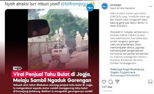 Atraksi Penjual Tahu Bulat Ini Curi Perhatian Warganet