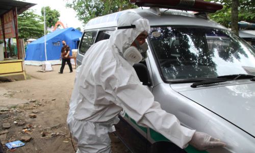 Waduh! Ambulans TKC Karanganom Klaten Diduga Dilempari Batu Saat Antar Jenazah Pasien Covid-19