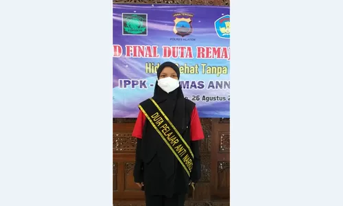 Kenalin Vania, Siswi SMAN 1 Cawas Juara Duta Pelajar Antinarkoba Klaten