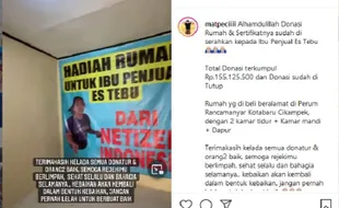 Bikin Terharu, Penjual Es Tebu Ini Dibelikan Rumah dari Hasil Donasi Netizen