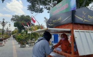 Keren Nih! Pemkot Madiun Sediakan Gerai Masker Gratis di Madiun, Siapa Pun Boleh Ambil