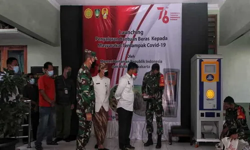 Informasi, Ada ATM Beras di Lima Koramil di Solo