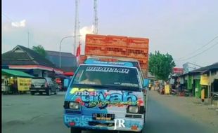 Video Viral Mobil Pikap Jalan Zigzag di Sumberlawang Sragen, Polisi Turun Tangan