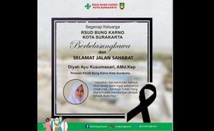 Innalillahi, Perawat RSUD Bung Karno Solo Yang Tengah Hamil Meninggal Positif Corona