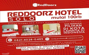 Butuh Penginapan Murah di Solo? Pesan RedDoorz Aja, Mulai Rp100.000-an