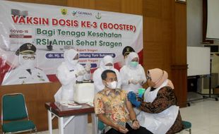 Cerita Nakes di Sragen Siapkan Mental Sebelum Terima Suntikan Booster Vaksin Moderna