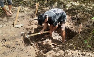 Struktur Batu Diduga Candi Ditemukan BPCB Jatim Di Kota Madiun