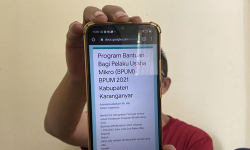 3.050-An Pelaku UKM Karanganyar Mendaftar BPUM Rp1,2 Juta