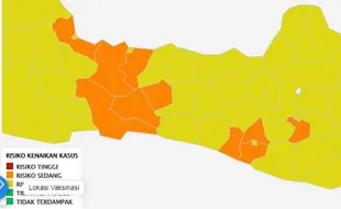 Semua Daerah di Soloraya Sudah Zona Kuning, Kecuali Satu Ini