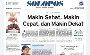 HL Koran Solopos Hari Ini Pindah ke Halaman 3, Ada Apa?