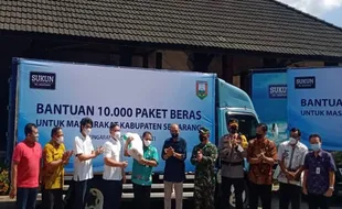 Sukun Salurkan Bantuan 25 Ton Beras ke Warga Kabupaten Semarang