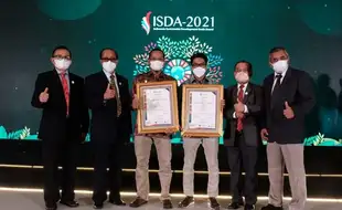 Semen Gresik Sabet Dua Penghargaan Predikat Gold dalam ISDA Award 2021